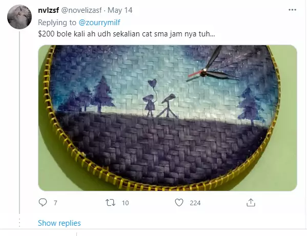 tampah bambu dijual Rp 4 jutaan © 2021 brilio.net