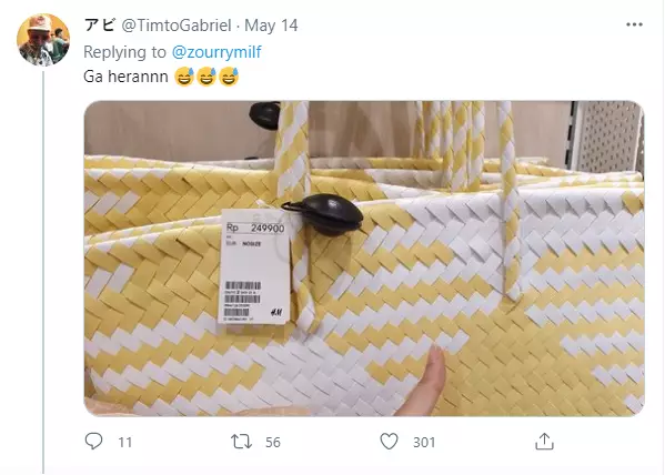 tampah bambu dijual Rp 4 jutaan © 2021 brilio.net