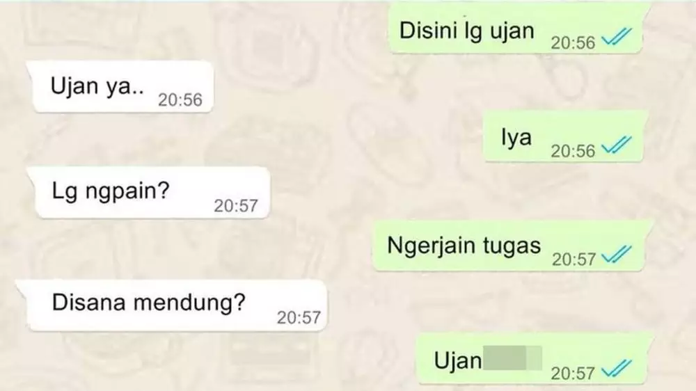 chat lucu orang gagal fokus Berbagai sumber