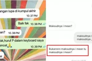 10 Chat lucu orang gagal fokus ini bikin geregetan