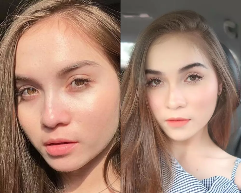 blasteran jerman tanpa dan pakai makeup © Instagram blasteran jerman tanpa dan pakai makeup © Instagram