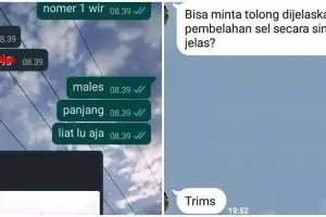 10 Chat tanya tugas ke teman ini endingnya bikin geleng kepala