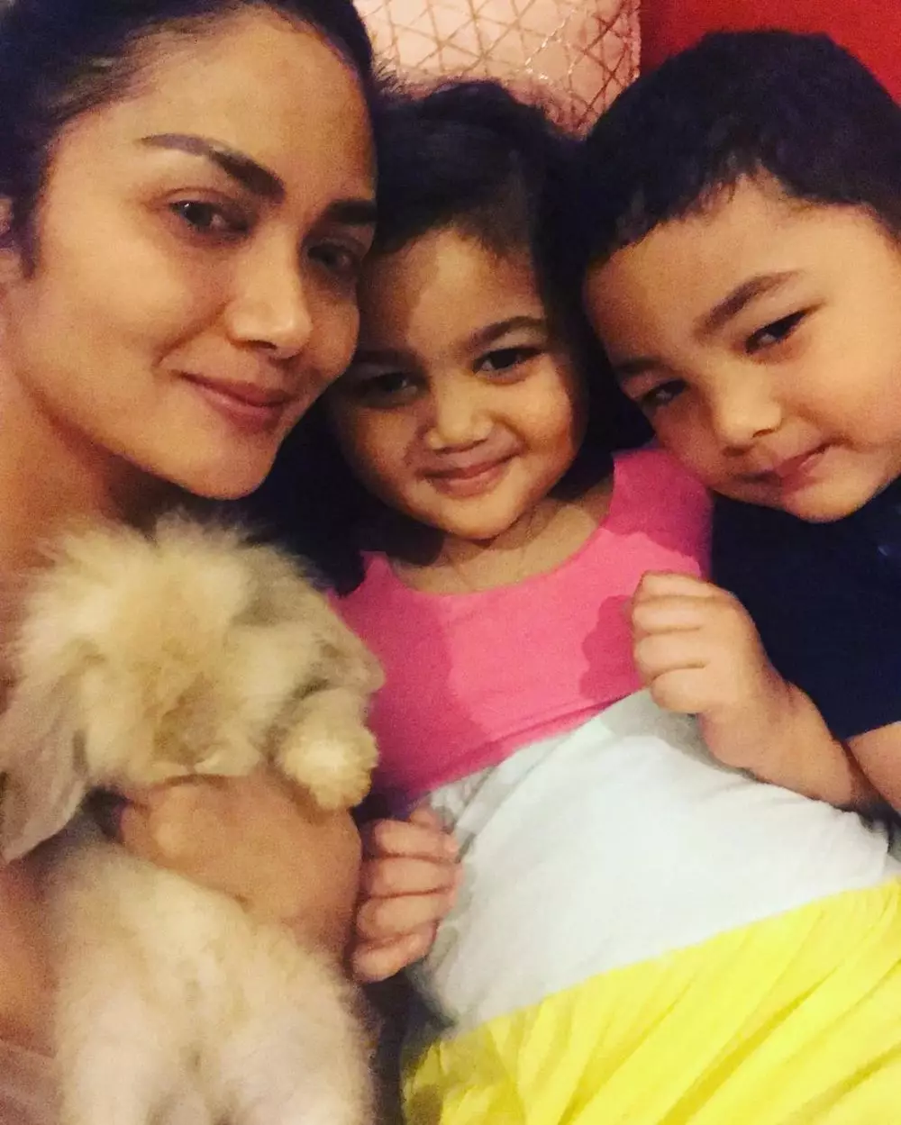 potret Krisdayanti bangun tidur © Instagram