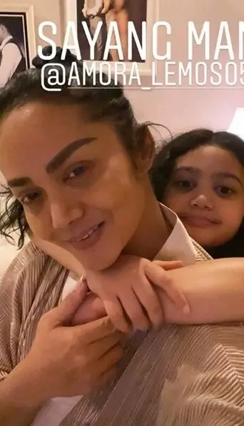 potret Krisdayanti bangun tidur © Instagram