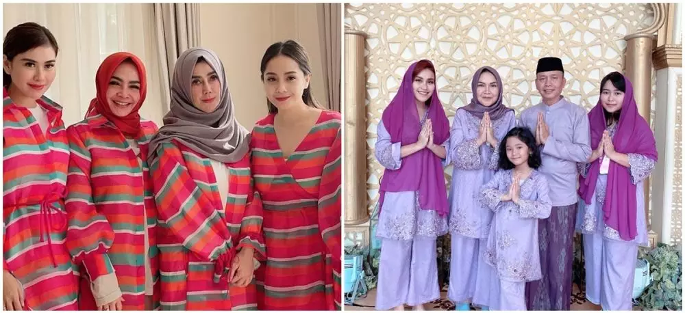 beda gaya ayu dan nagita lebaran © 2021 Instagram