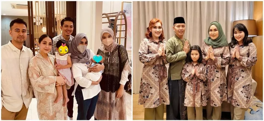 beda gaya ayu dan nagita lebaran © 2021 Instagram