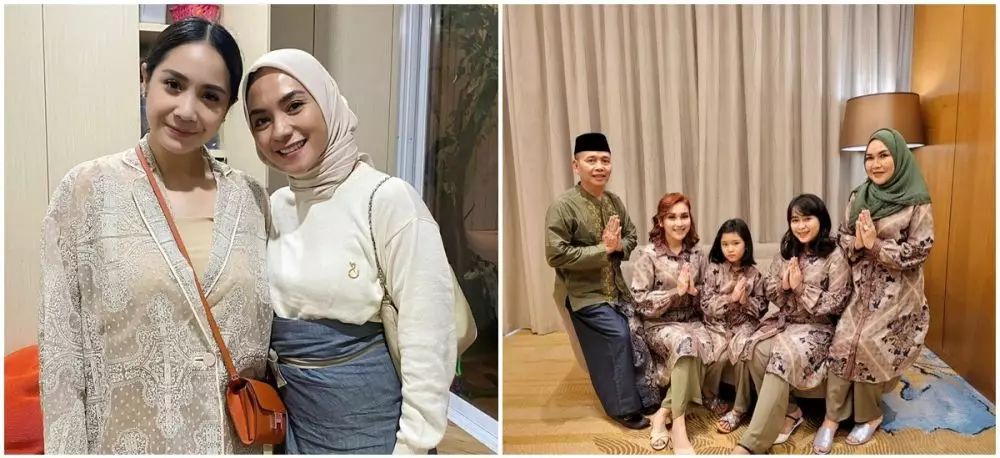 beda gaya ayu dan nagita lebaran © 2021 Instagram