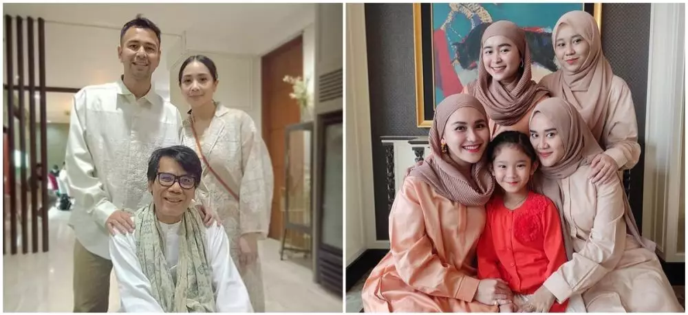beda gaya ayu dan nagita lebaran © 2021 Instagram