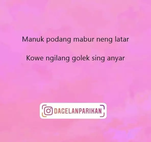 Pantun cinta bahasa Jawa © berbagai sumber