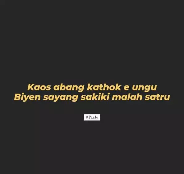 Pantun cinta bahasa Jawa © berbagai sumber
