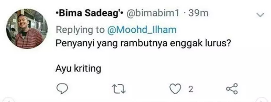 Tebak-tebakan pakai nama penyanyi ©berbagai sumber