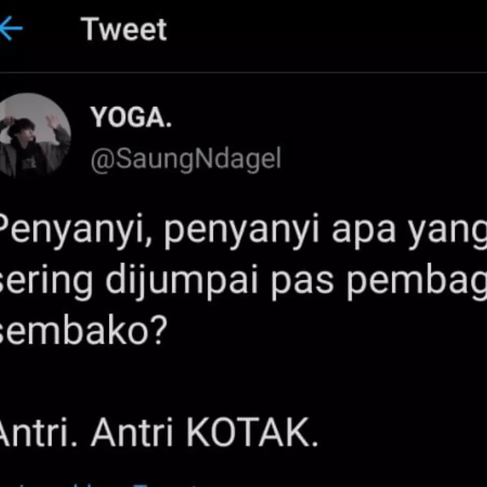 20 Tebak-tebakan pakai nama penyanyi ini bikin mikir keras