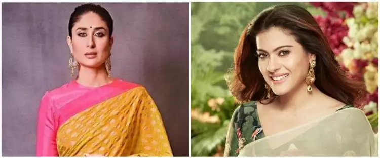 10 Beda gaya Kareena Kapoor dan Kajol pakai makeup tebal, manglingi