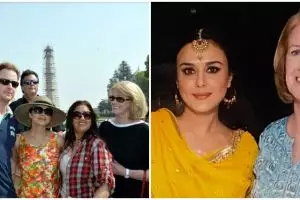 5 Potret kedekatan Preity Zinta dan mertua bule yang jarang terekspos