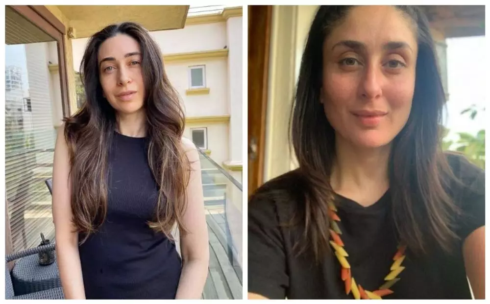 Beda gaya Karisma Kapoor dan Kareena Kapoor © Instagram/@therealkarismakapoor dan Instagram/@kareenakapoorkhan