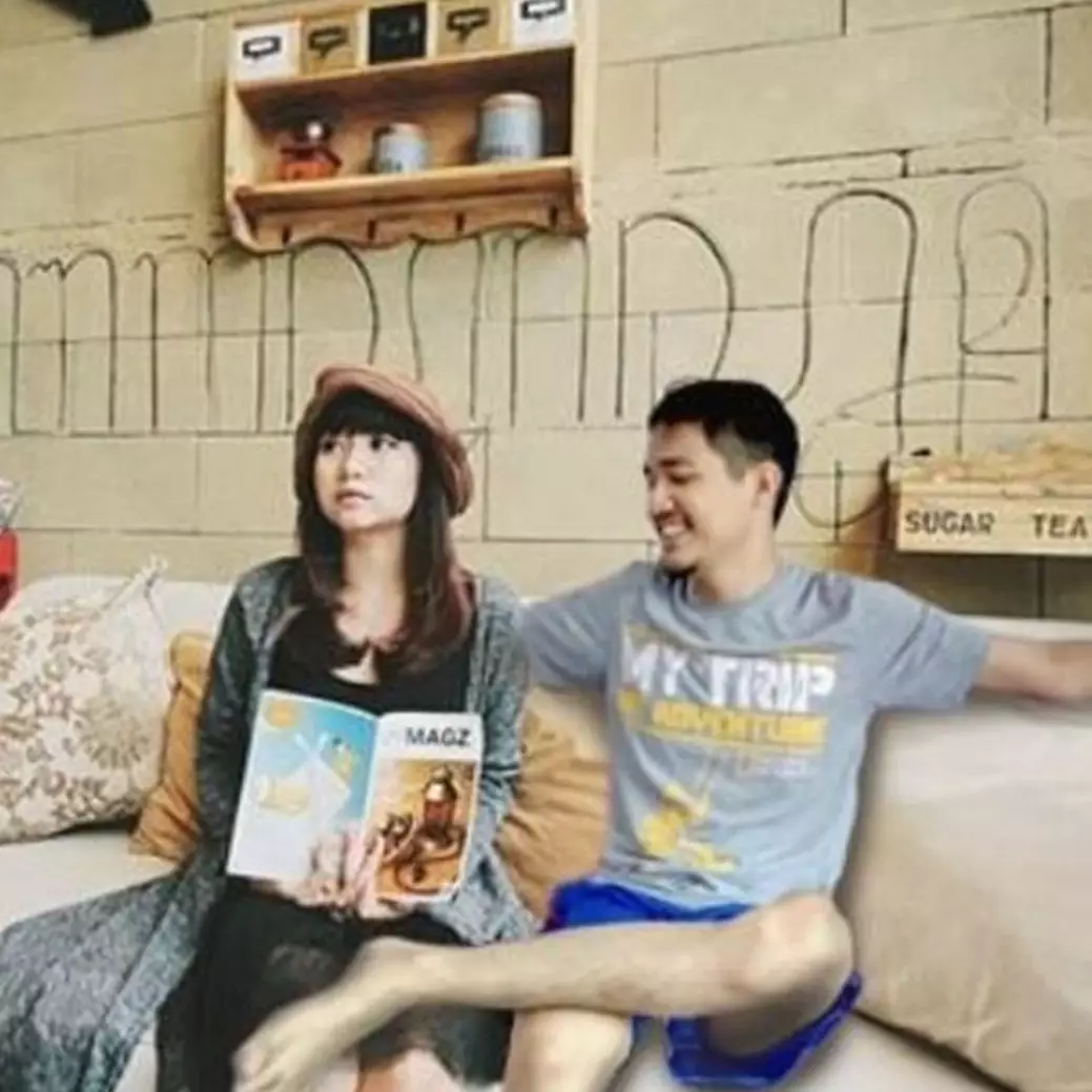 7 Editan foto pria bersama penyanyi jebolan Indonesian Idol ini kocak