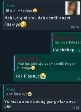 chat lucu terlalu jujur Berbagai sumber