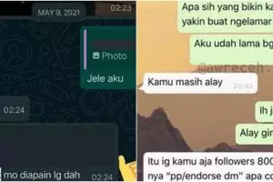 8 Chat lucu pacar yang terlalu jujur ini endingnya ngenes abis