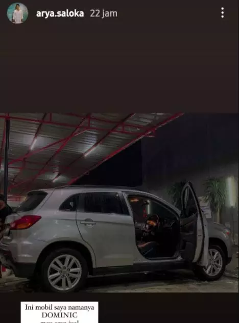 potret mobil Arya Saloka © 2021 brilio.net