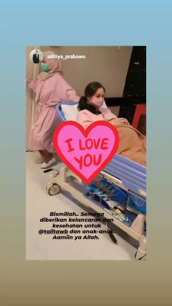 kelahiran bayi kembar talita bachtiar © instagram kelahiran bayi kembar talita bachtiar © instagram