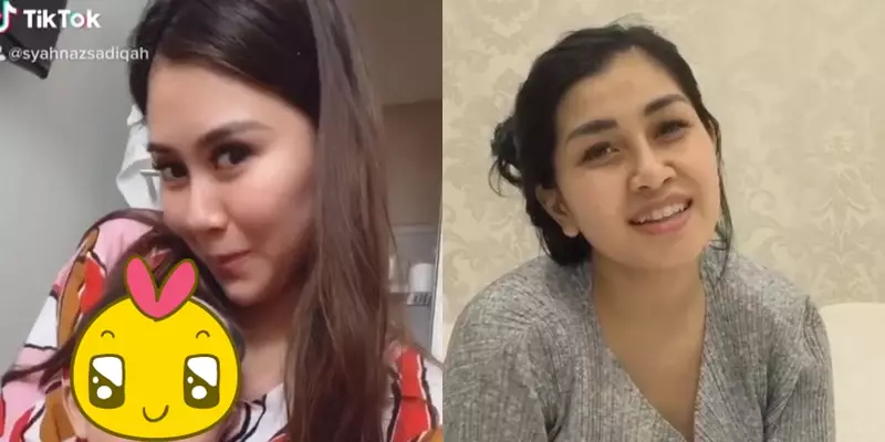 Syahnaz dan Nisya tanpa makeup © Instagram Syahnaz dan Nisya tanpa makeup © Instagram