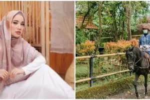 10 Momen Chacha Frederica saat berkuda, celananya jadi sorotan