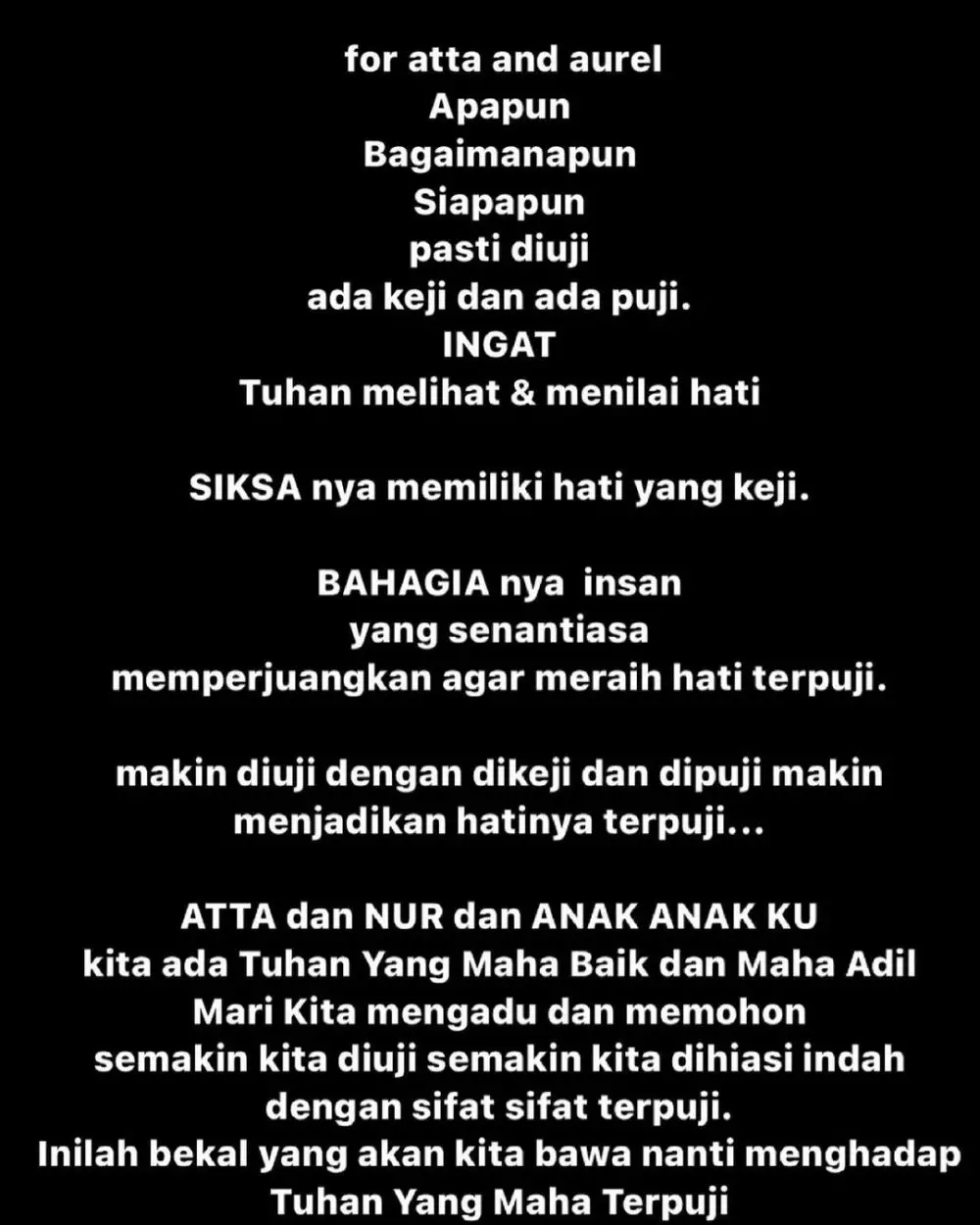 pesan menyentuh dari ayah Atta © 2021 brilio.net