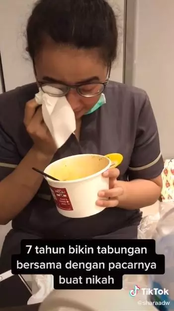 kisah wanita ditinggal nikah setelah nabung bersama TikTok