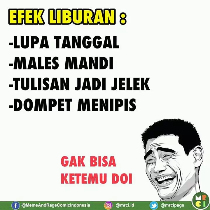 meme liburan telah usai © 2021 berbagai sumber meme liburan telah usai © 2021 berbagai sumber