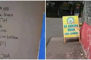 10 Tulisan kocak di tempat jual minuman ini bikin pengin senyum lebar
