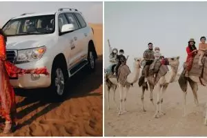 10 Potret liburan Anang dan Ashanty di Dubai, ajak para karyawan