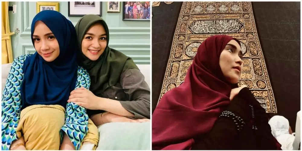 Beda gaya Nagita Slavina dan Ayu Ting Ting saat kenakan hijab © 2021 brilio.net