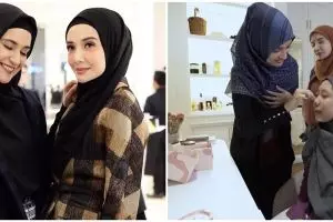 10 Momen Shireen dan Zaskia Sungkar make over ART, bak model