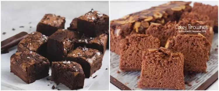 Lagi hits, ini beda fudgy brownies dan cakey brownies