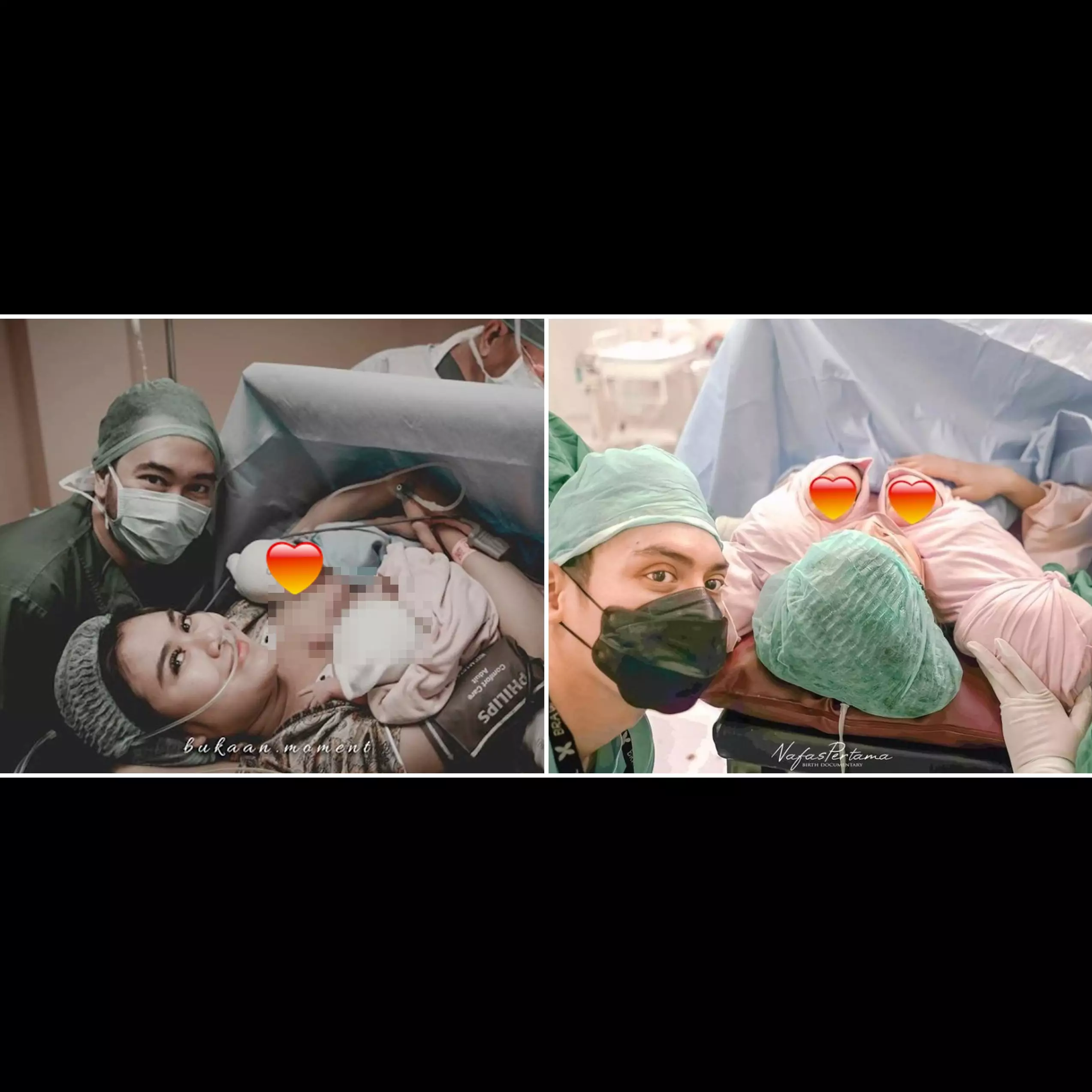 Momen haru 7 seleb usai melahirkan bayi kembar, bahagianya berlipat