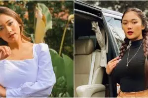 7 Gaya Marion Jola pemotretan dengan rambut kepang, makin memesona