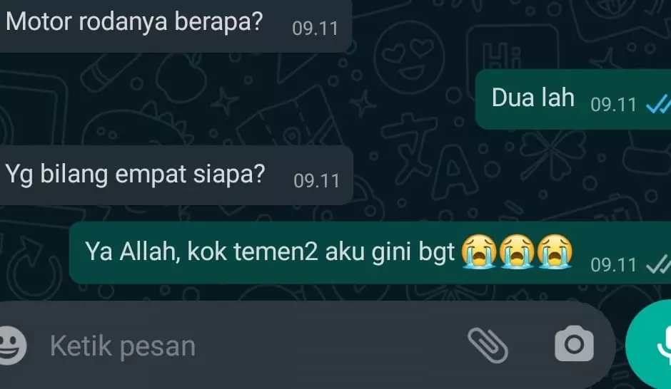 chat lucu kasih pertanyaan absurd Berbagai sumber chat lucu kasih pertanyaan absurd Berbagai sumber