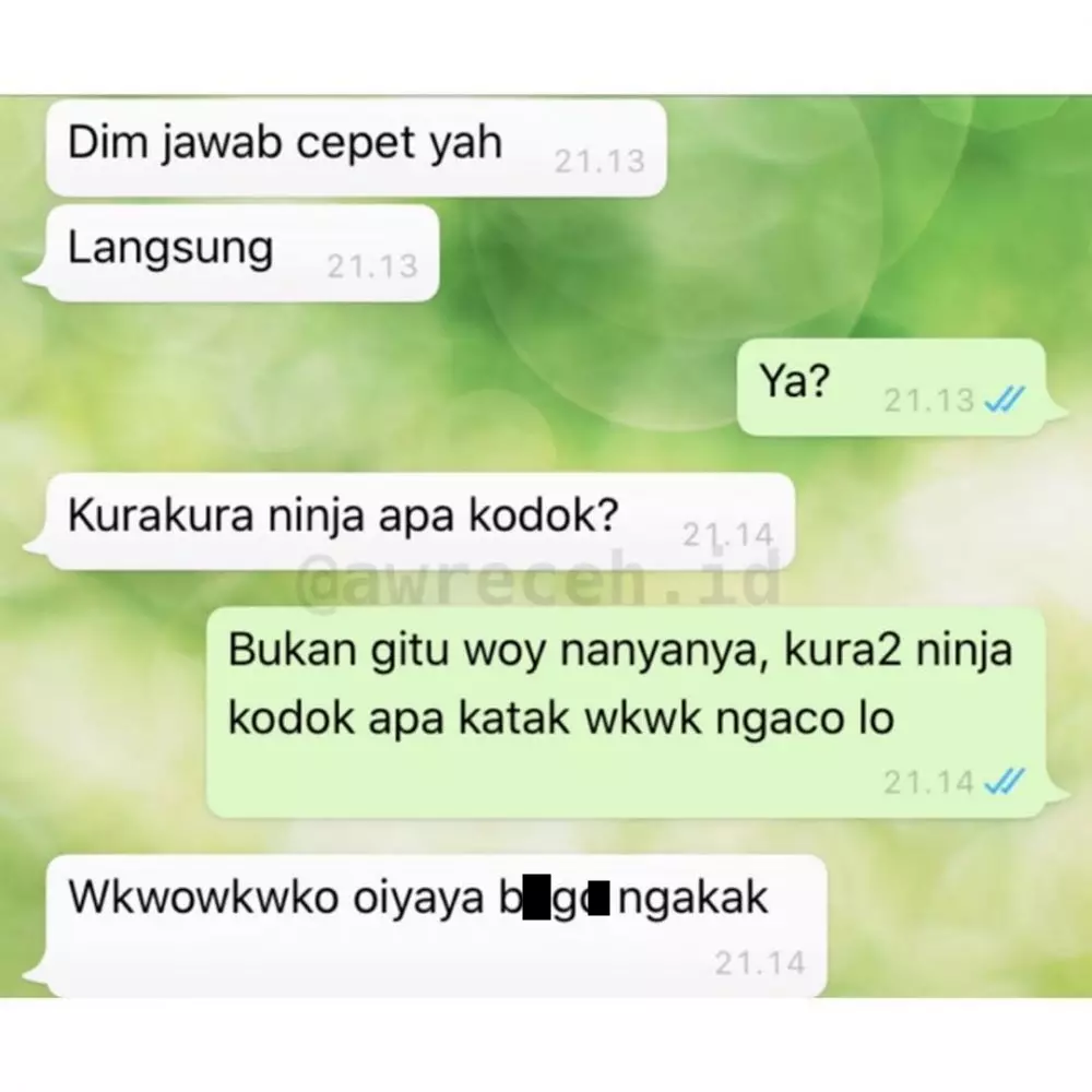 chat lucu kasih pertanyaan absurd berbagai sumber chat lucu kasih pertanyaan absurd berbagai sumber