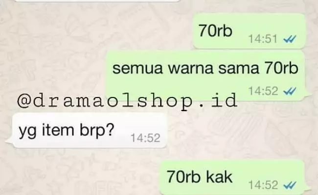chat pelanggan olshop kurang fokus Berbagai sumber