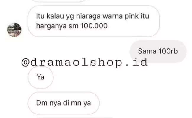 chat pelanggan olshop kurang fokus Berbagai sumber