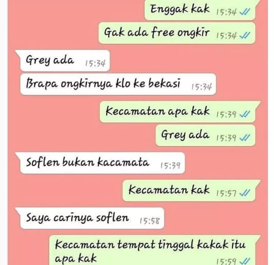 10 Chat lucu pelanggan olshop kurang fokus, bikin yang baca geregetan