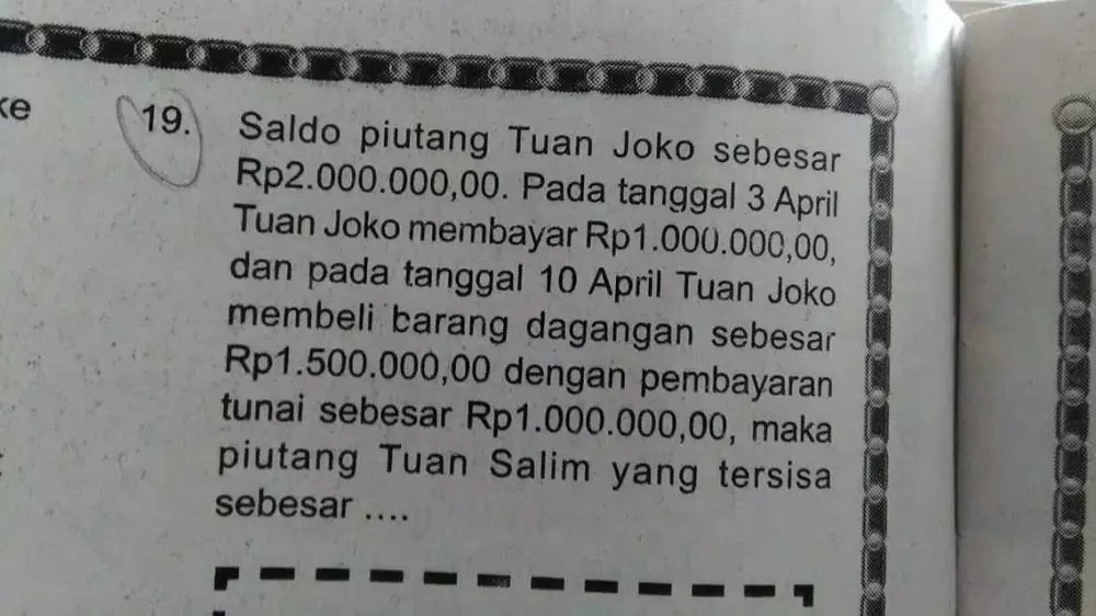 pertanyaan nyeleneh di buku pelajaran © 2021 berbagai sumber