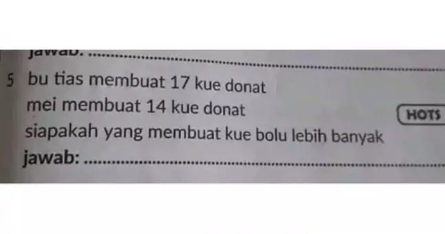 pertanyaan nyeleneh di buku pelajaran © 2021 berbagai sumber