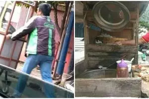 10 Potret lucu atribut tukang jualan ini bikin gagal fokus