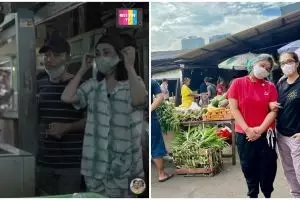 Gaya 10 penyanyi cantik saat pergi ke pasar tradisional, sederhana