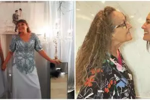 Jarang tersorot, intip 8 potret Nadine Chandrawinata dan ibu bulenya