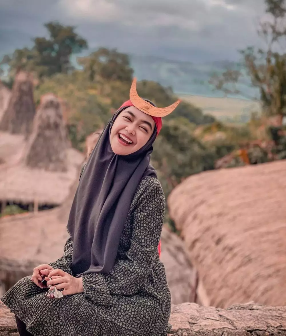 Momen seru liburan Ria Ricis di Sumba Instagram © 2021 brilio.net