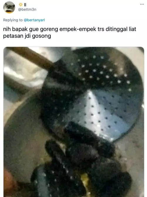 Momen lupa kalau lagi masak © Twitter Momen lupa kalau lagi masak © Twitter