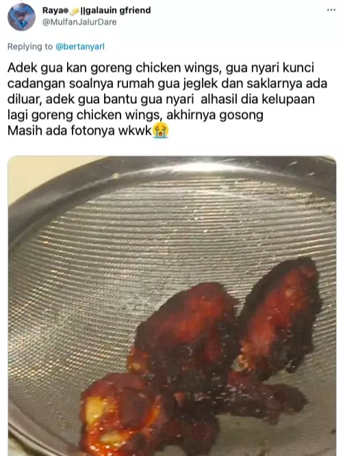 Momen lupa kalau lagi masak © Twitter Momen lupa kalau lagi masak © Twitter