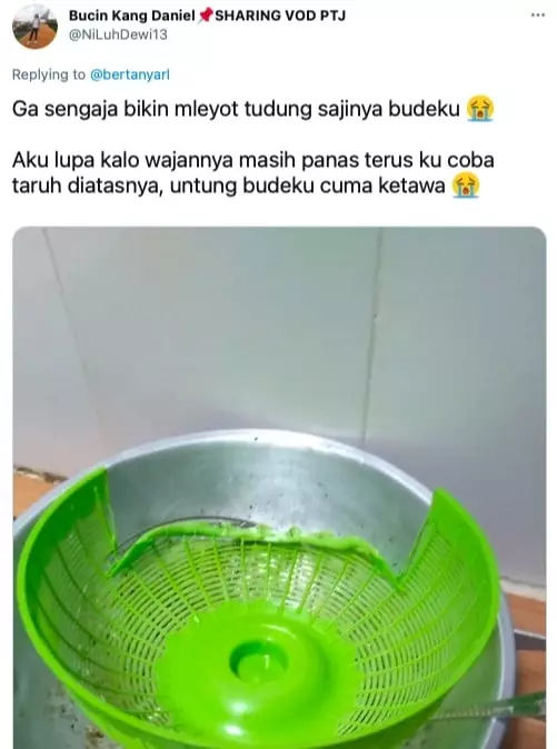 Momen lupa kalau lagi masak © Twitter Momen lupa kalau lagi masak © Twitter